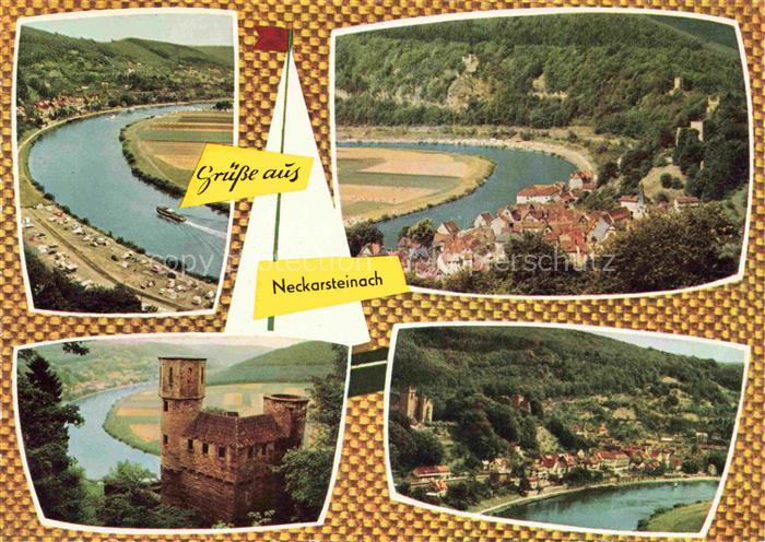 Neckarsteinach Neckarpartien Burg