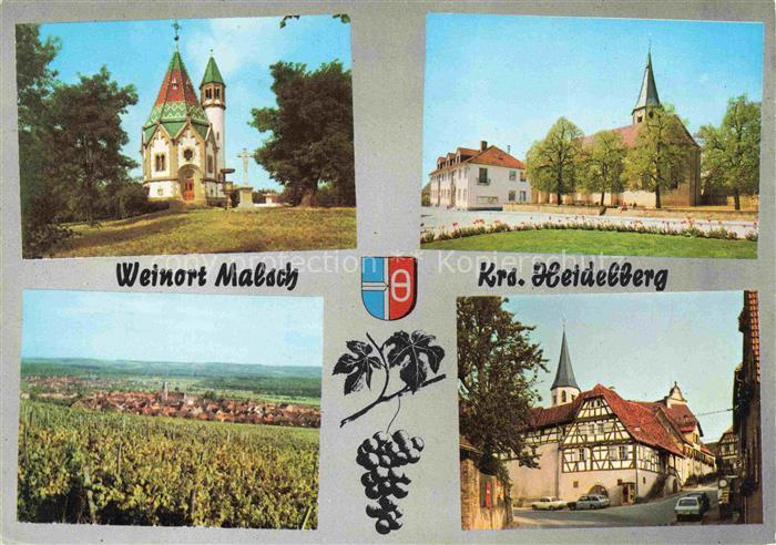 Malsch Wiesloch Heidelberg Kirchen Panorama Fachwerkhaeuser