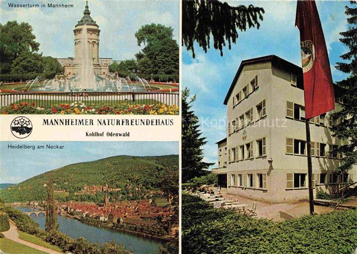 Kohlhof Altenbach Wasserburg in Mannheim Neckarpartie Mannheimer Naturfreundehau