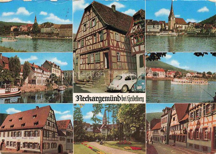 Neckargemuend Neckarpartien Gasthof Fachwerkhaus Park Strasse