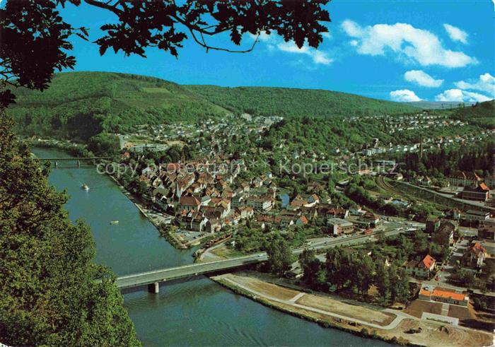 Neckargemuend Neckarpartie Stadtblick