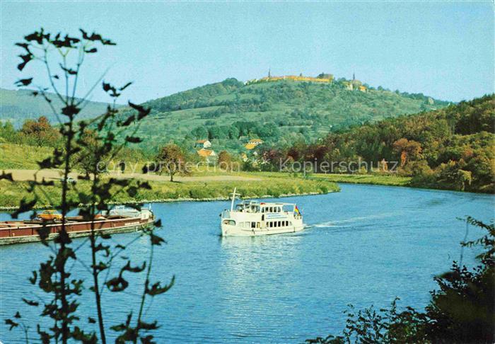 Neckargemuend Dislberg Fahrgastschiff Neckarpartie