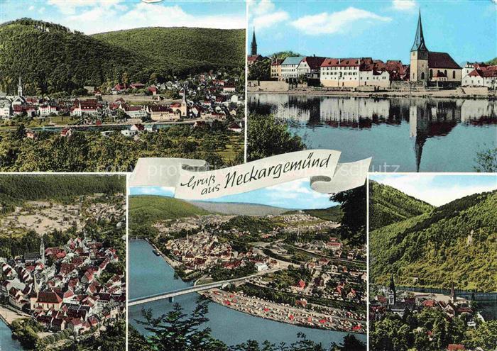 Neckargemuend Panorama Kirche Fliegeraufnahmen