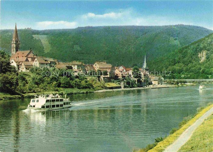 Neckargemuend Fahrgastschiff Neckarpartie