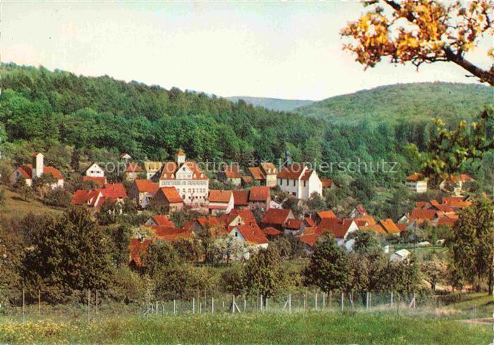 Waldhilsbach Neckargemuend Heidelberg BW Panorama Gasthaus zum Forellenbach