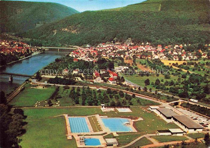 Neckargemuend mit Terrassenschwimmbad