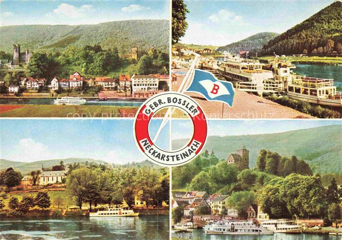 Neckarsteinach Neckarpartien Gebr Rossler Personenschiffahrt