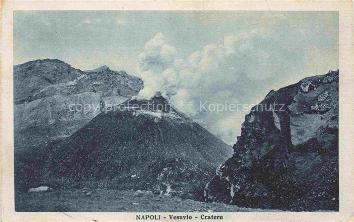 NAPOLI Neapel Naples IT Vesuvio cratere