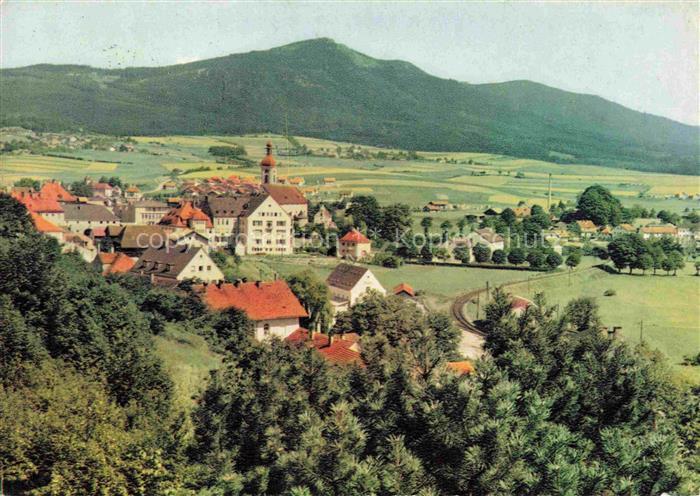 Koetzting Bad Bayern Panorama Blick gegen Kaisersberg Bayerischer Wald