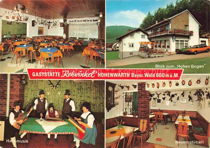 Hohenwarth Koetzting Gaststaette Rehwinkel Saal Hausmusik Bauernstueberl Hohen B