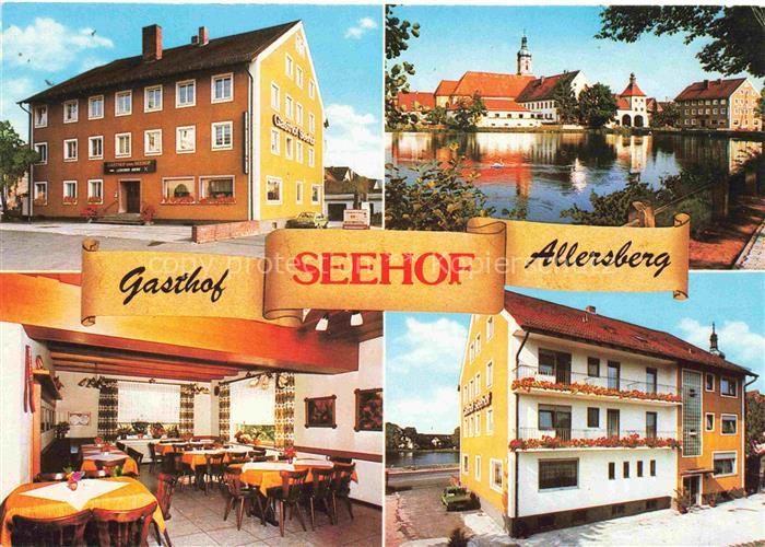 Allersberg Gasthof Seehof Restaurant Uferpartie am Wasser