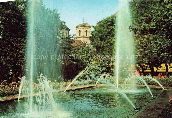 FueRTH  Bayern Dr. Konrad-Adenauer-Anlage Wasserspiele