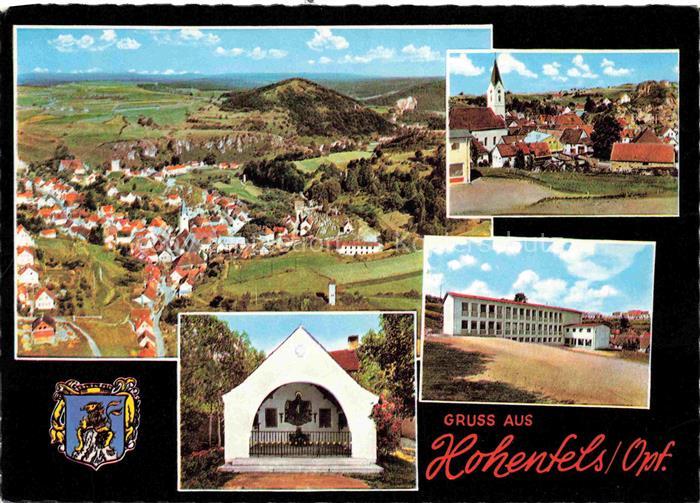 Hohenfels Oberpfalz Luftaufnahme Ortsansicht mit Kirche Kapelle