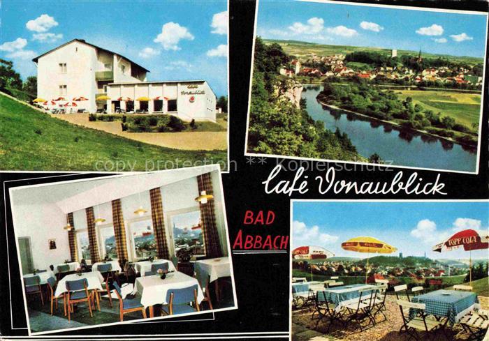 Bad Abbach Café Donaublick Gastraum Terrasse Panorama Donau
