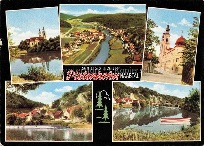 Pielenhofen Teilansichten Panorama Naabtal Luftaufnahme