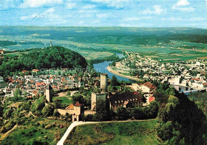 Burglengenfeld Schwandorf Bayern Stadtpanorama Burganlage