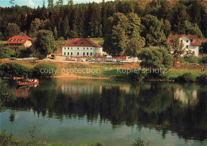 Marienthal Regenstauf Gaststaette Pension Marienthal Uerpartie am Wasser