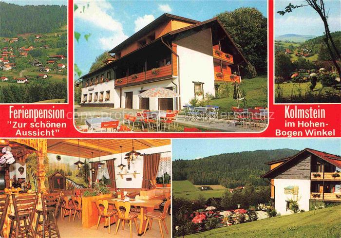 Kolmstein Pension Zur schoenen Aussicht Gastraum Panorama