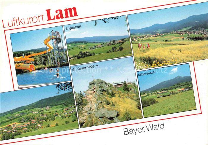 Lam Oberpfalz Panorama Engelshuett Silbersbach Freibad Landschaft