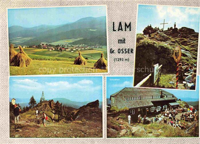 Lam Oberpfalz Panorama Grosser Osser Schutzhaus