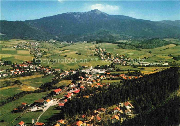 Lam Oberpfalz Panorama Luftkurort Blick gegen Osser Bayerischer Wald