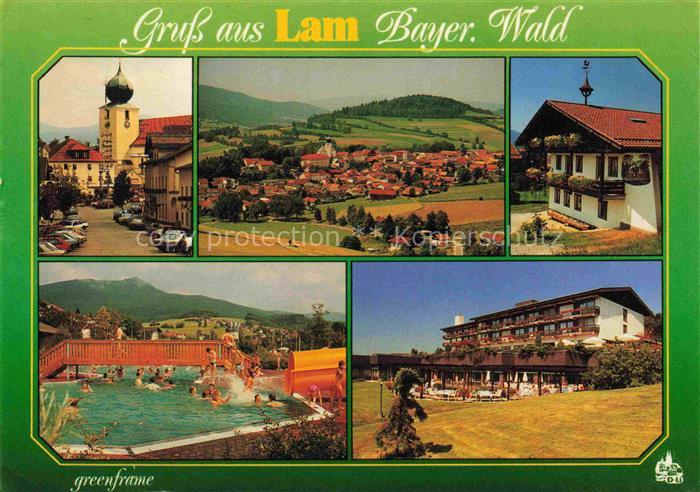 Lam Oberpfalz Panorama Luftkurort Kirche Steigenberger Hotel Freibad