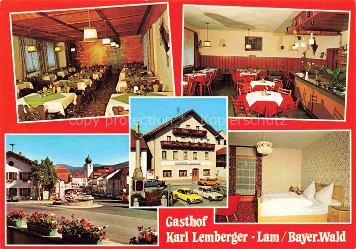 Lam Oberpfalz Gasthof Pension Lemberger Gastraeume Fremdenzimmer Ortszentrum Kir
