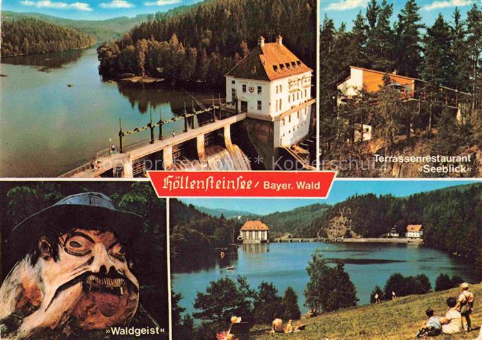 Hoellensteinsee Viechtach Regen Bayern Stausee Kraftwerk Terrassenrestaurant Wal