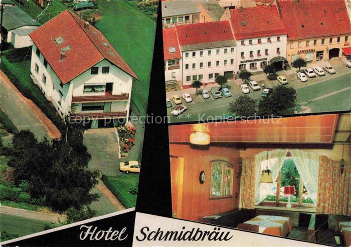 Waldmuenchen Cham Bayern Hotel Schmidbraeu Fremdenzimmer Luftaufnahmen