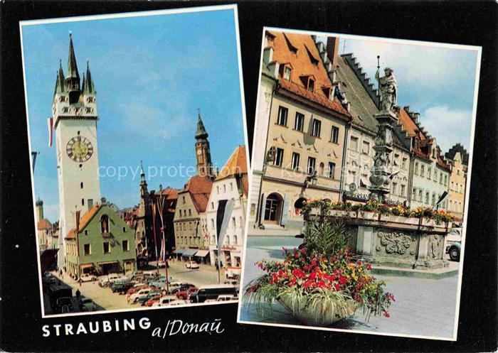 Straubing Ludwigsplatz Stadtplatz Jakobsbrunnen