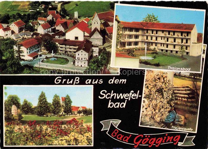 Bad Goegging Schwefelbad Trajansbad Parkanlagen Trajansquelle