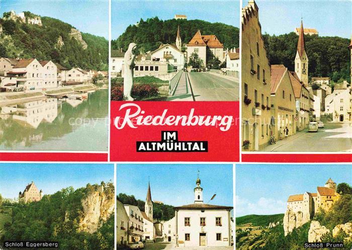 Riedenburg Altmuehltal Kelheim Bayern Teilansichten Schloss Eggersberg Schloss P