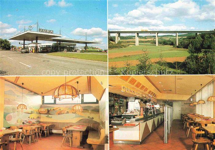 Krondorf Velburg Bundesautobahntankstelle mit EG Jura-Ost-Seite Restaurant Autob