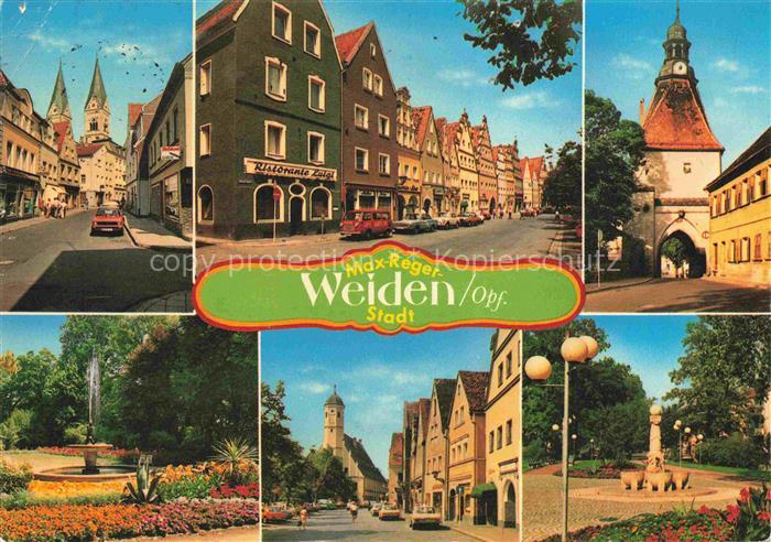 Weiden  Oberpfalz Motive Innenstadt Max-Reger-Stadt Parkanlagen