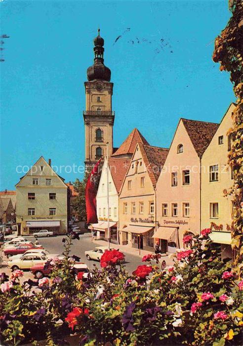Weiden  Oberpfalz Oberer Markt mit St. Michael Kirche