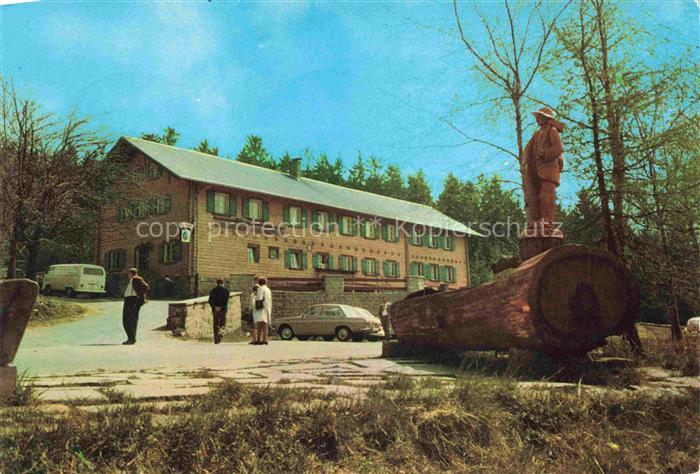 Flossenbuerg Oberpfaelzer Wald-Schutzhaus Silberhuette