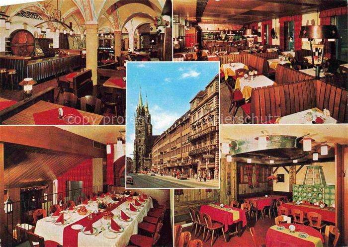 NueRNBERG  CITY Hotel Kaiserhof an der Lorenzkirche Restaurant Gaststaette