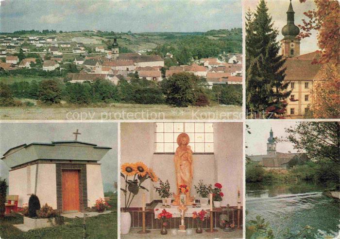 Ensdorf Oberpfalz Stadtpanorama Salesianerkloster Vilspartie Muehlkapelle