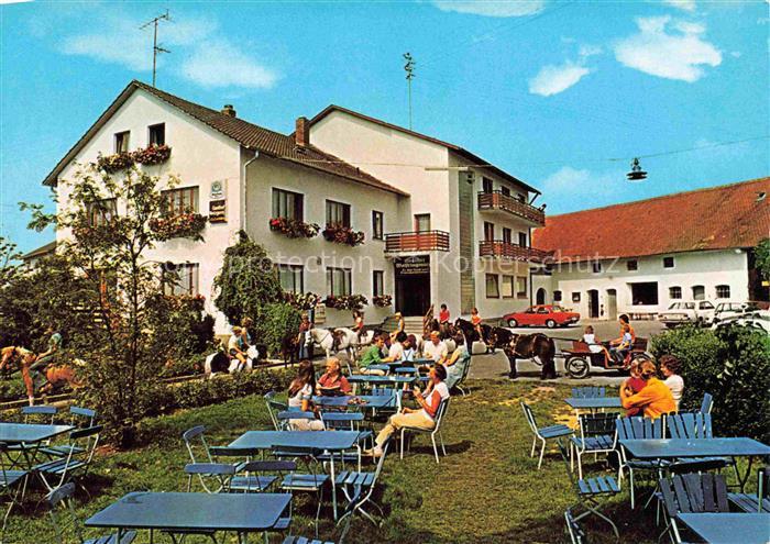 Wolfringmuehle Gasthof Pension Ponyhof Auerbach Garten