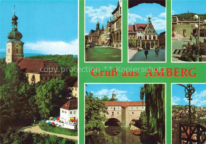 Amberg Oberpfalz Kirche Motive Stadtzentrum