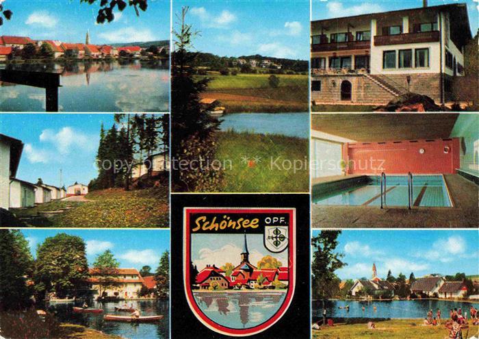 Schoensee Oberpfalz Panorama Feriendorf Hotel St. Hubertus Park Hallenbad Freiba