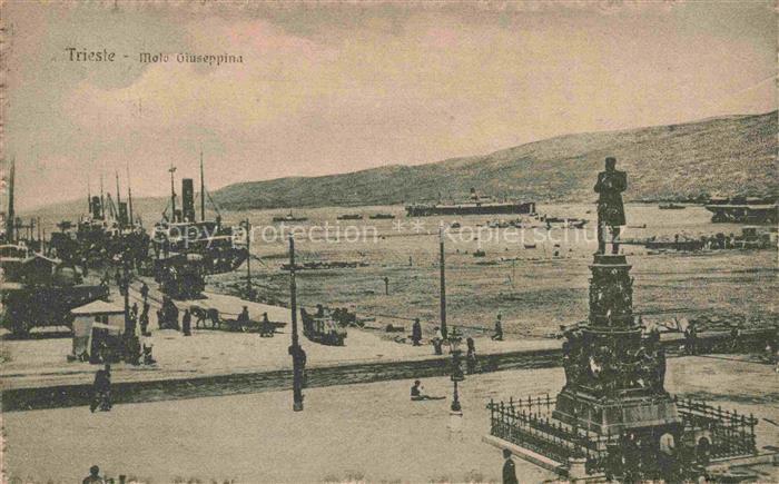 TRIESTE Triest IT Molo Giuseppina Monumento