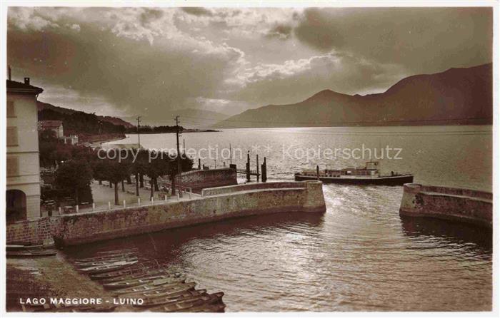 Luino Lago Maggiore IT Hafen