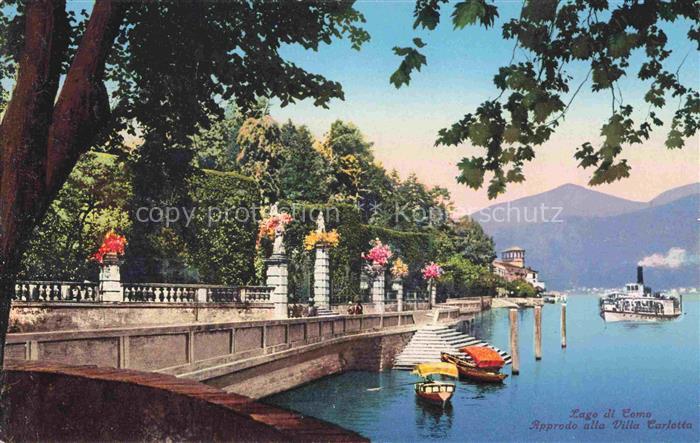 COMO  Lago di Como Lombardia IT Approdo alla Villa Carlotta