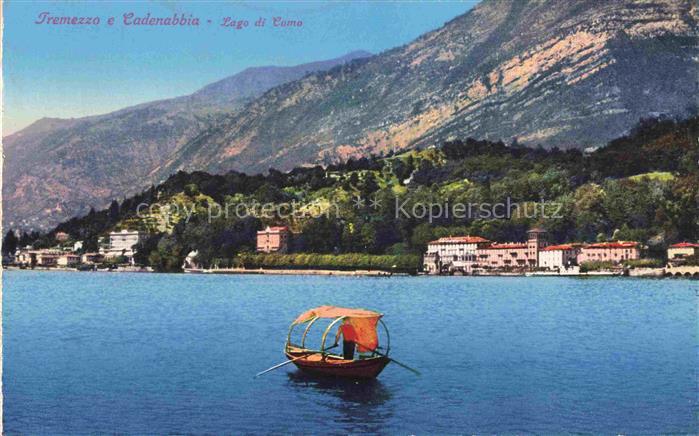 Tremezzo Lago di Como Lombardia IT e Cadenabbia