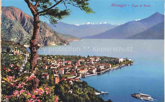 Menaggio Lago di Como Lombardia IT Panorama Lago di Como