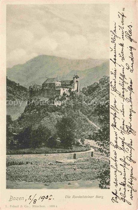 Bozen  BOLZANO Suedtirol IT Panorama Runkelsteiner Burg