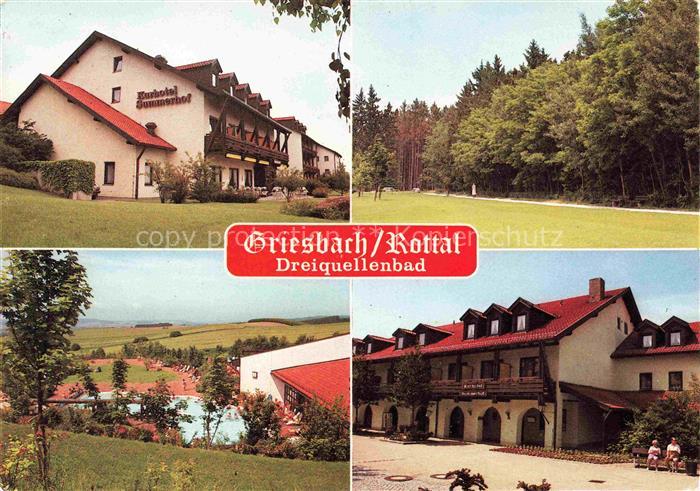 Griesbach Rottal Bayern Kurhotel Panorama Luftkurort