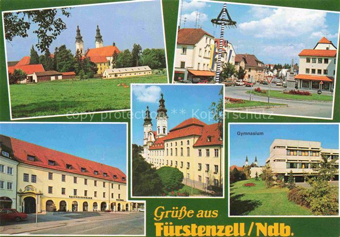 Fuerstenzell Passau Bayern Teilansichten Kirche Hauptstrasse Gymnasium