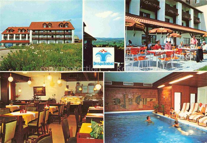 Bad Griesbach Rottal Hotel Konradshof Café Rottal Terrasse Hallenbad